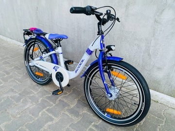 Aluminiowy Rower dziecięcy S'COOL 20" cali NEXUS 3 Biegi PUKY