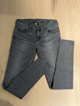 Szare jeansy damskie diesel W29/L34 skiny fit