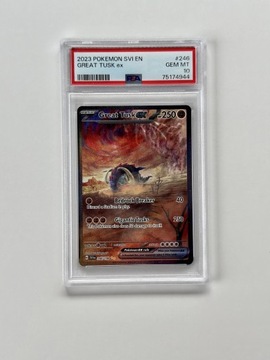 2023 GREAT TUSK ex SPECIAL ILUSTRATION RARE PSA 10