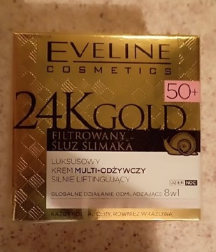Krem 24K Gold z śluzem ślimaka Eveline 