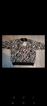 Sweter damski zebra 