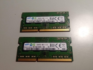 2 Kości pamięci 2 GB Samsung