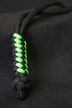 Breloczek zawieszka paracord folder nóż EDC cz+ny