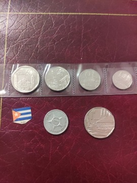 Kuba zestaw 6 monet