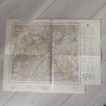Mapa WIG 1936 Lipusz Bytowo k.Koszalin