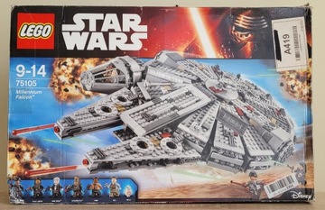 LEGO 75105 Millennium Falcon - komplet z nalepkami