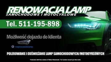 Regeneracja lamp samochodowych renowacja polerka