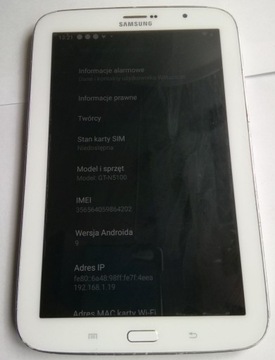 Galaxy Note N5100, 8 cali, z rysikiem