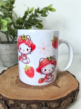 Kubek nadruk HELLO KITTY prezent śmieszny gadżet