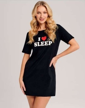 piżama sinsay xs 34 koszula halka I love sleep 