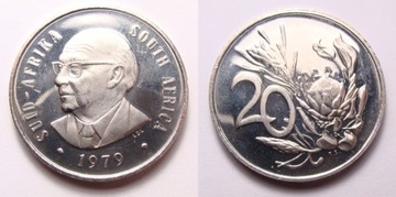 RPA 20 cents 1979 r. PROOF RZADKA!