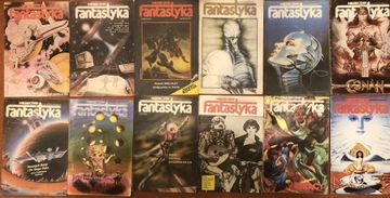 Miesięcznik fantastyka rocznik 1985 1-12