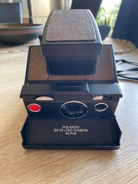 Polaroid SX-70 ALPHA SX 70 aparat + etui STAN!