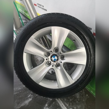 Alufelgi BMW 17" + Opony Zimowe (1 uszkodzona)