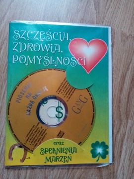 Kartka z życzeniami z płytą CD Gang Marcela