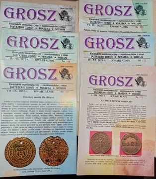 Kwartalnik Grosz 6 numerów 2022 2023 167-9 171-173