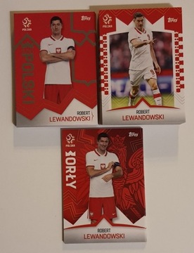 Topps PZPN Reprezentacja 2022 Lewandowski komplet 