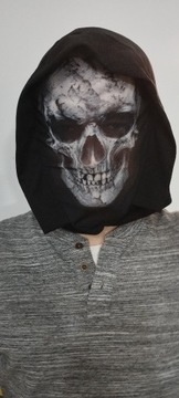 czapka maska czaszka kościotrup halloween