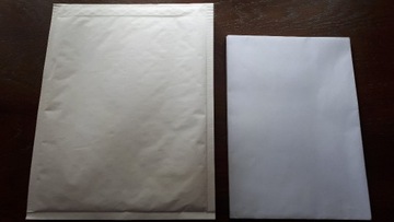 Koperty bąbelkowe i papierowe - po 8 sztuk, zestaw