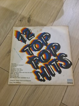 Płyta Winyl vinyl 12 top pop hits Romania