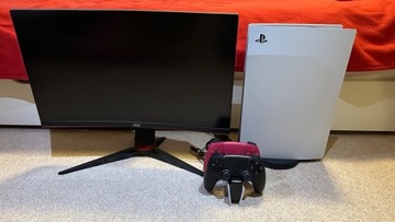 Konsola PlayStation 5 (PS5) + monitor gamingowy