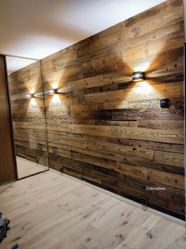 Stare deski drewno na ściane rustykalne lamele 
