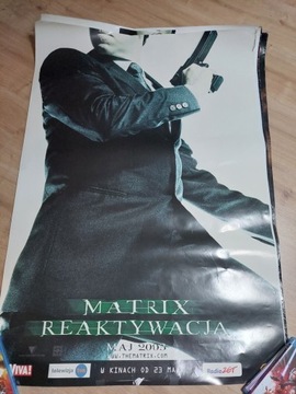 Matrix Reaktywacja oryginalny plakat filmowy 2003
