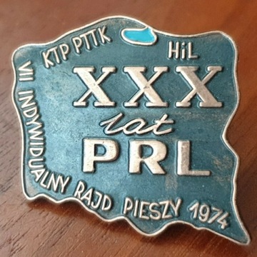 PTTK - 1974 RAJD Pieszy - Huta im. LENINA XXX PRL