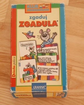 Zgaduj Zgadula Granna Zabawka edukacyjna 4-7 lat