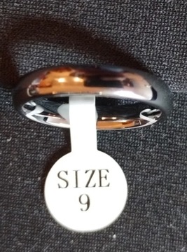 Obrączka BOHO wolframowa srebrna 3mm 5.70g 