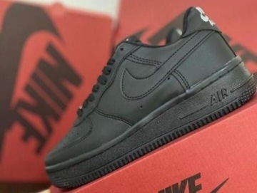 Nike Air Force 1 Czarne NOWE 