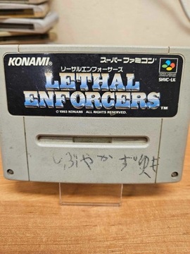 Gra Lethal Enforcers Nintendo Super Famicom