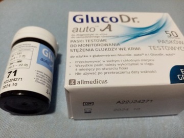 Paski do glukometru GlucoDr. auto A 25 szt.