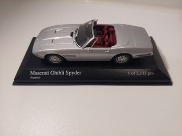 MASERATI GHIBLI  Metallic 1/43 MINICHAMPS 