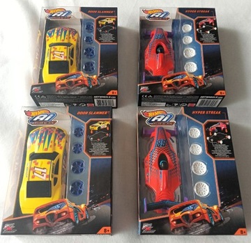 Hot Wheels AI Smart Car Zestaw 4 Modeli Nowe 