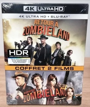 "Zombieland" 4K + BD część 1 i 2 (Kułki w łeb)