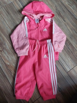 Różowy dres Adidas