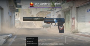 Skin Cs2 USP-S (StatTrak) | Obrońca Naklejka Titan