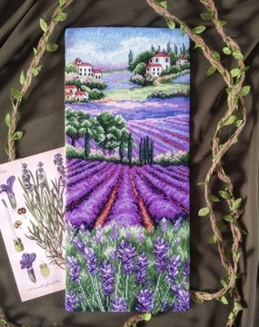 Zestaw do haftu "Provence Lavender Scape"