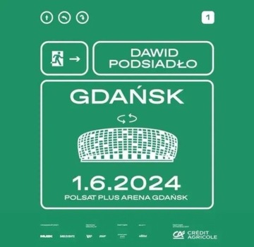 Koncert Dawid Podsiadło 01.06 Gdańsk - 2 bilety