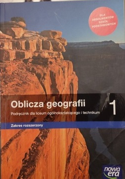 OBLICZA GEOGRAFII 1 STAN BARDZO DOBRY