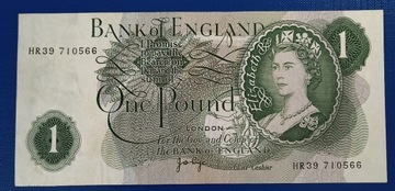 Banknot , Wielka Brytania Elżbieta II