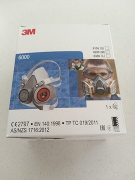 3M 6200 Półmaska maska ochronna lakiernicza 6000