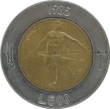 San Marino 500 lire 1985, KM#181