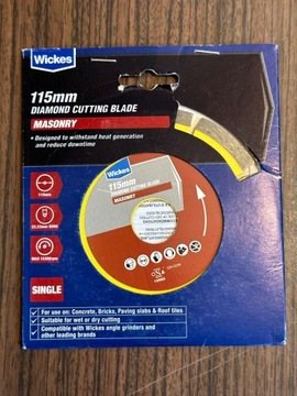 Wickes Tarcza diamentowa 115 mm NOWA