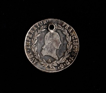 20 krajcarów 1823 A Austria