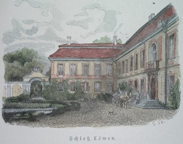1888 oryginał LEWIN BRZESKI Lowen BRZEG Śląsk