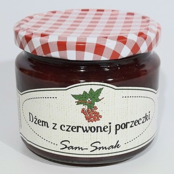 Dżem z czerwonych porzeczek domowy 330 gram