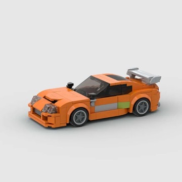 Toyota Supra MK 4 Szybcy I Wściekli Klocki MOC 