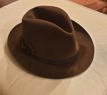 kapelusz męski brązowy Polkap Skoczów Davson